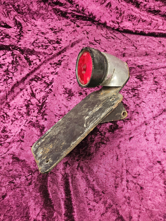 Side Mounted number plate with light