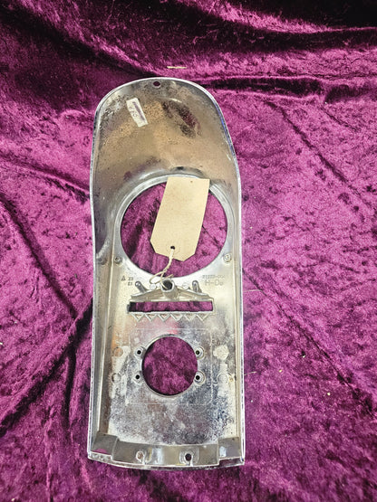 HARLEY DAVIDSON GENUINE SOFTAIL FUEL TANK DASH CONSOLE BLACK/SILVER 71273-00A