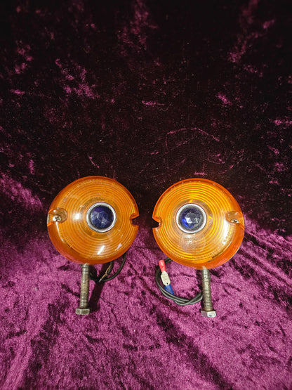 Harley Davidson Bue dot indicators -Pair