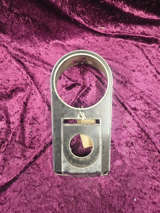 HARLEY DAVIDSON GENUINE SOFTAIL FUEL TANK DASH CONSOLE BLACK/SILVER 71273-00A