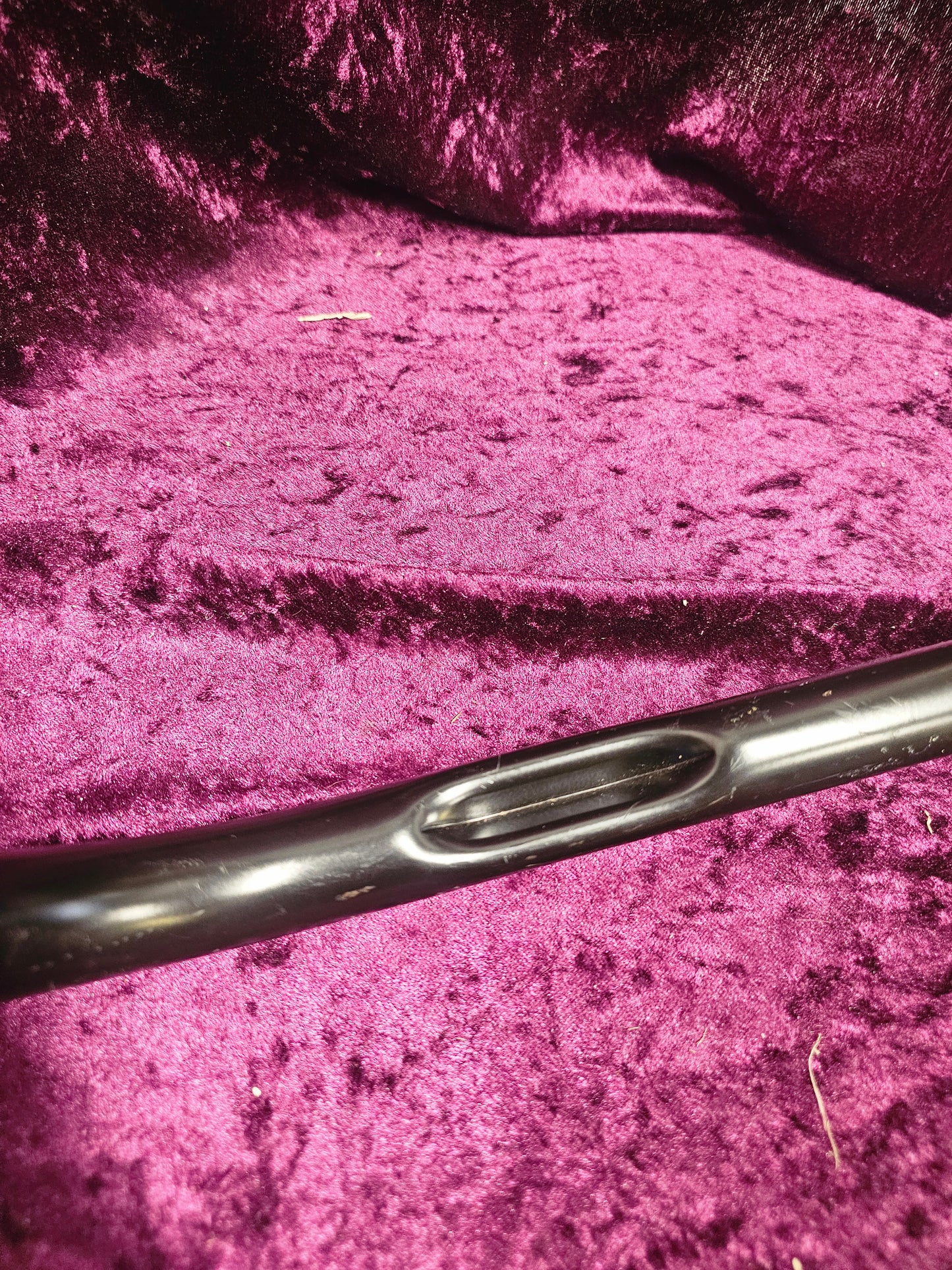 1" Black Ape Hangers - Dimpled