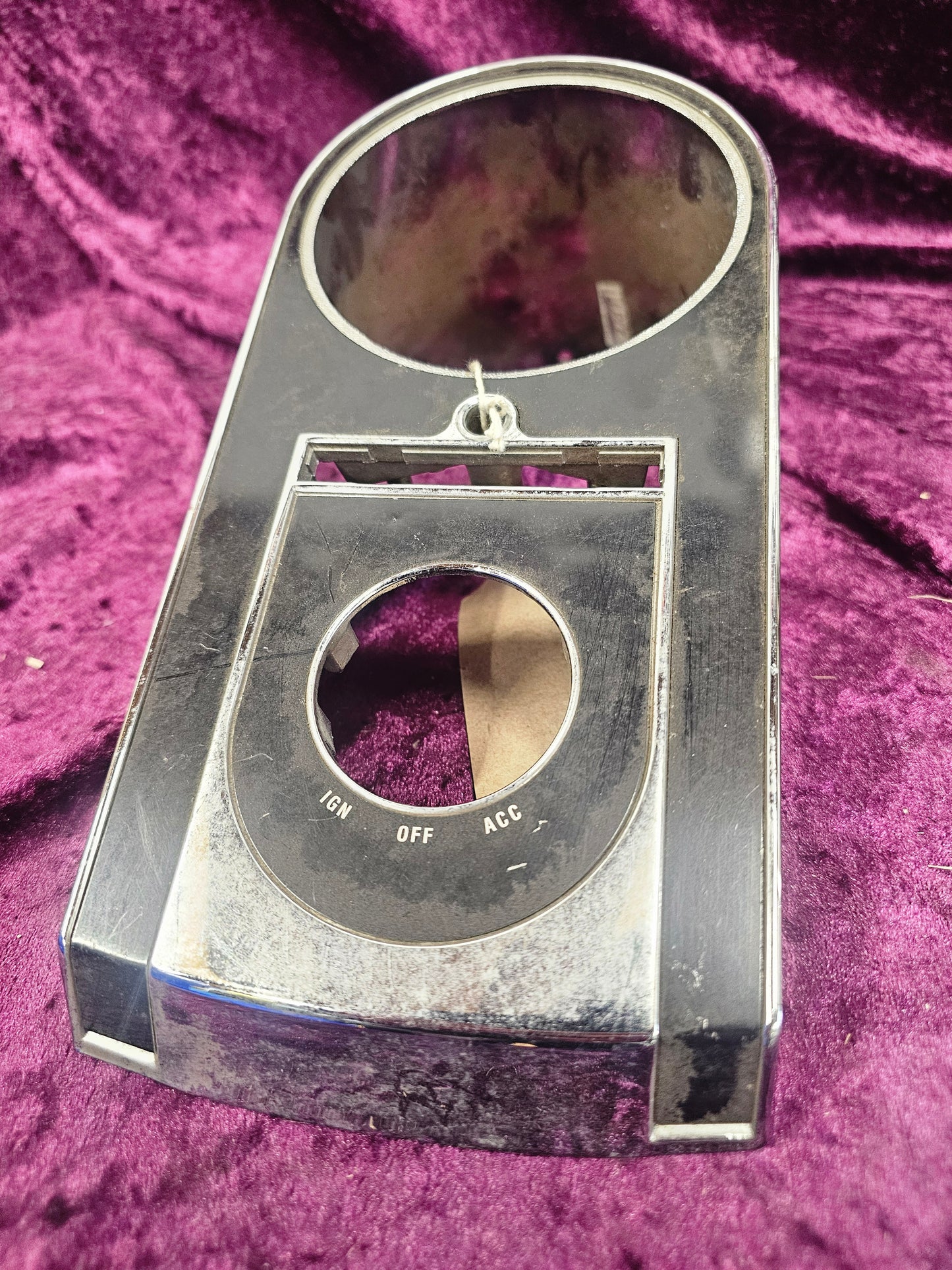 HARLEY DAVIDSON GENUINE SOFTAIL FUEL TANK DASH CONSOLE BLACK/SILVER 71273-00A